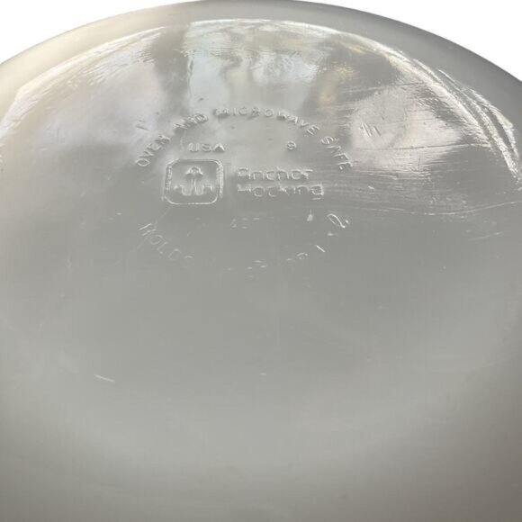 Vintage Fire King Anchor Hawking 1.5QT Round Baking Casserole Dish 437 - Picture 7 of 10